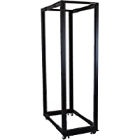 Los mejores  - StarTech 4POSTRACK42 - Rack Bastidor Abierto de servidores (4 columnas 42U- Profundidad Ajustable con Ruedas niveladores…